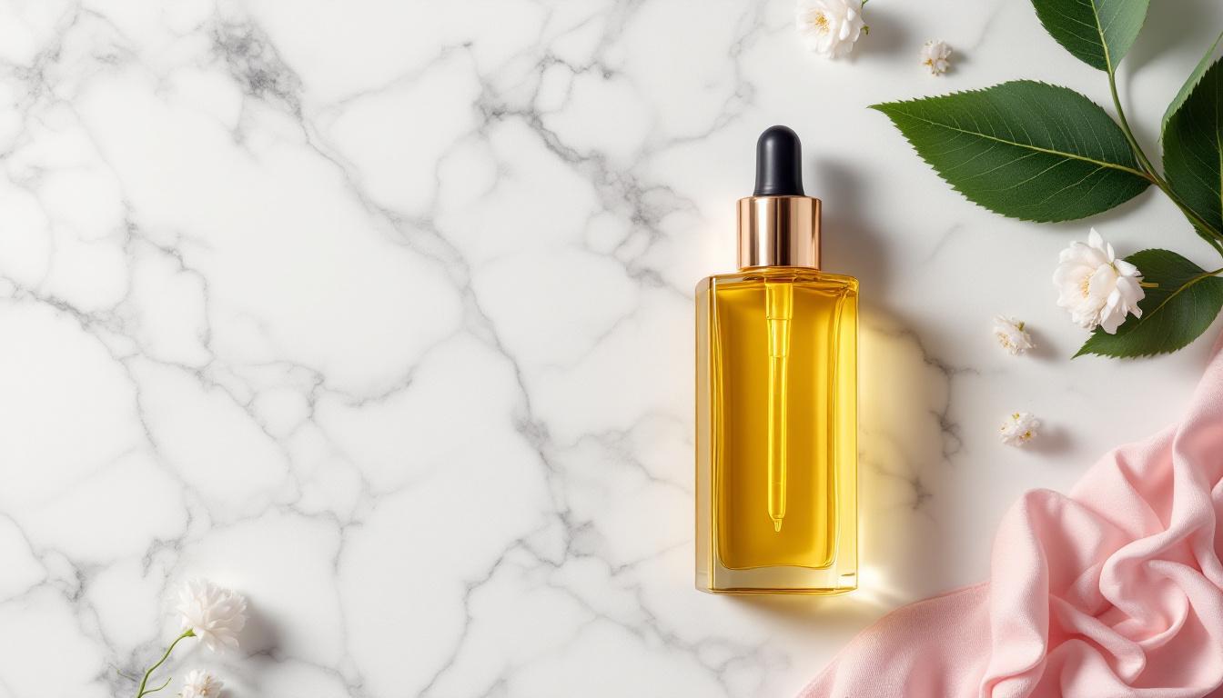 Model with glossy sculpted hair showcasing luxury haircare brands aesthetic and premium styling